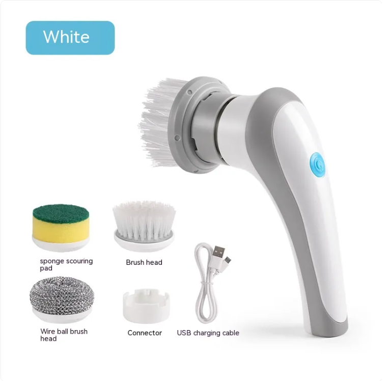4-in-1 Cordless Electric Spin Scrubber