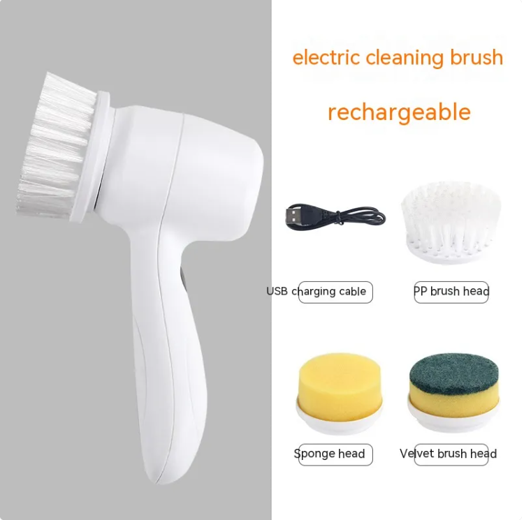 4-in-1 Cordless Electric Spin Scrubber