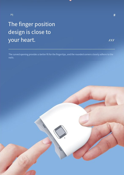 Electric Nail Clipper & Polisher with LED Light