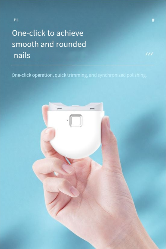 Electric Nail Clipper & Polisher with LED Light