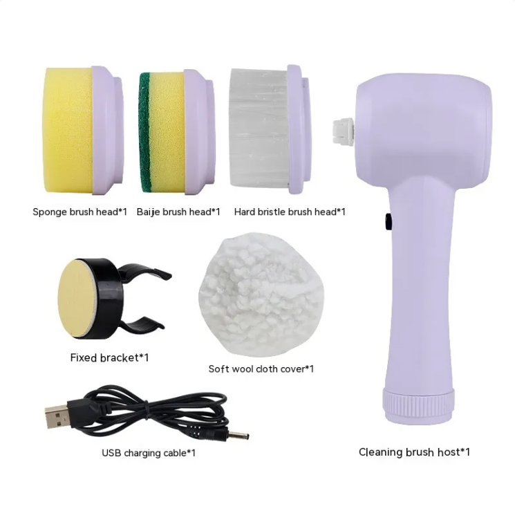4-in-1 Cordless Electric Spin Scrubber