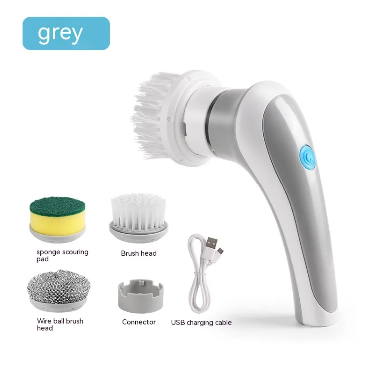4-in-1 Cordless Electric Spin Scrubber