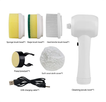 4-in-1 Cordless Electric Spin Scrubber